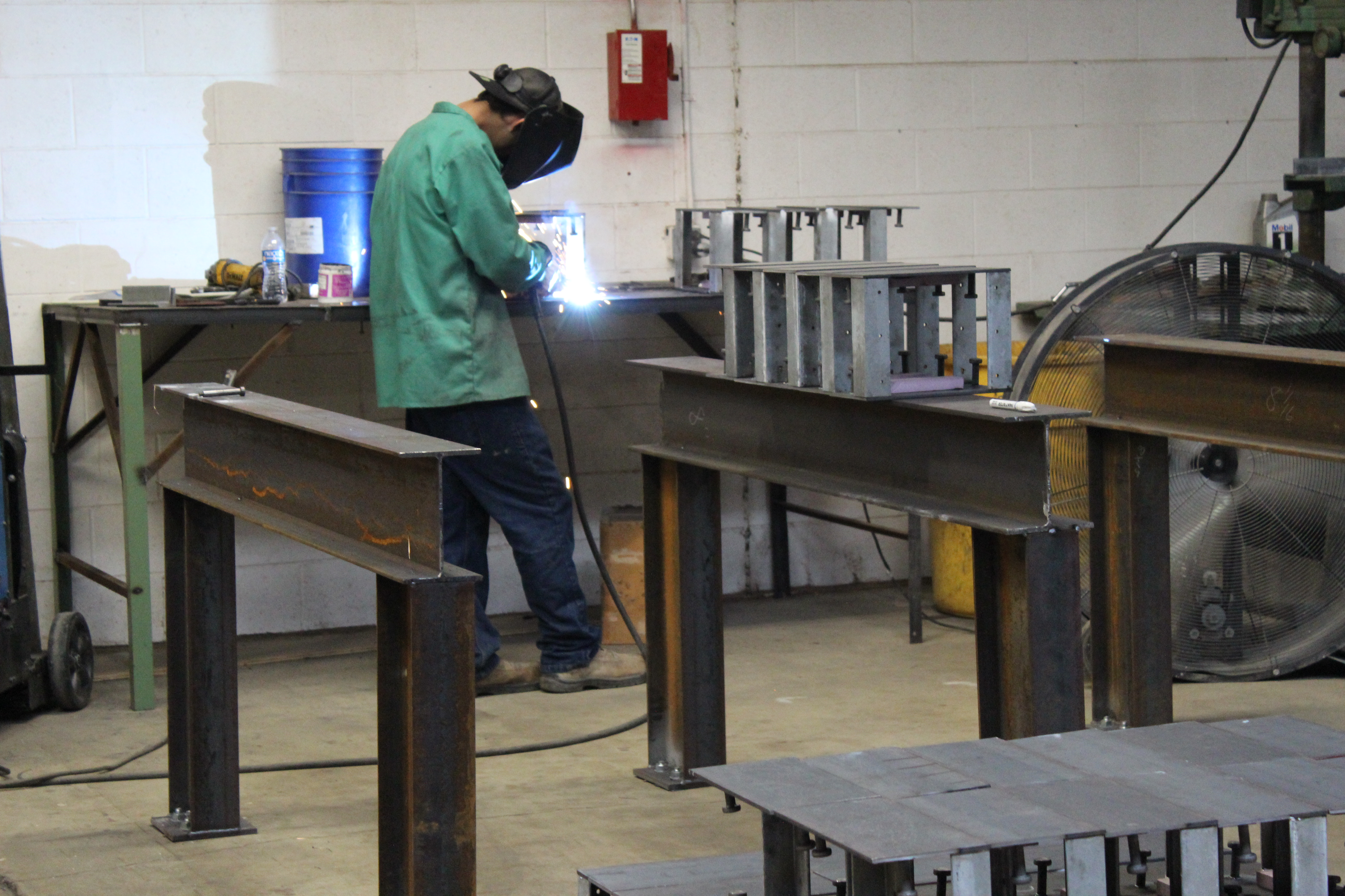 Dayton Fab Shop preparing pieces for our Rebar Division in Detroit, MI.