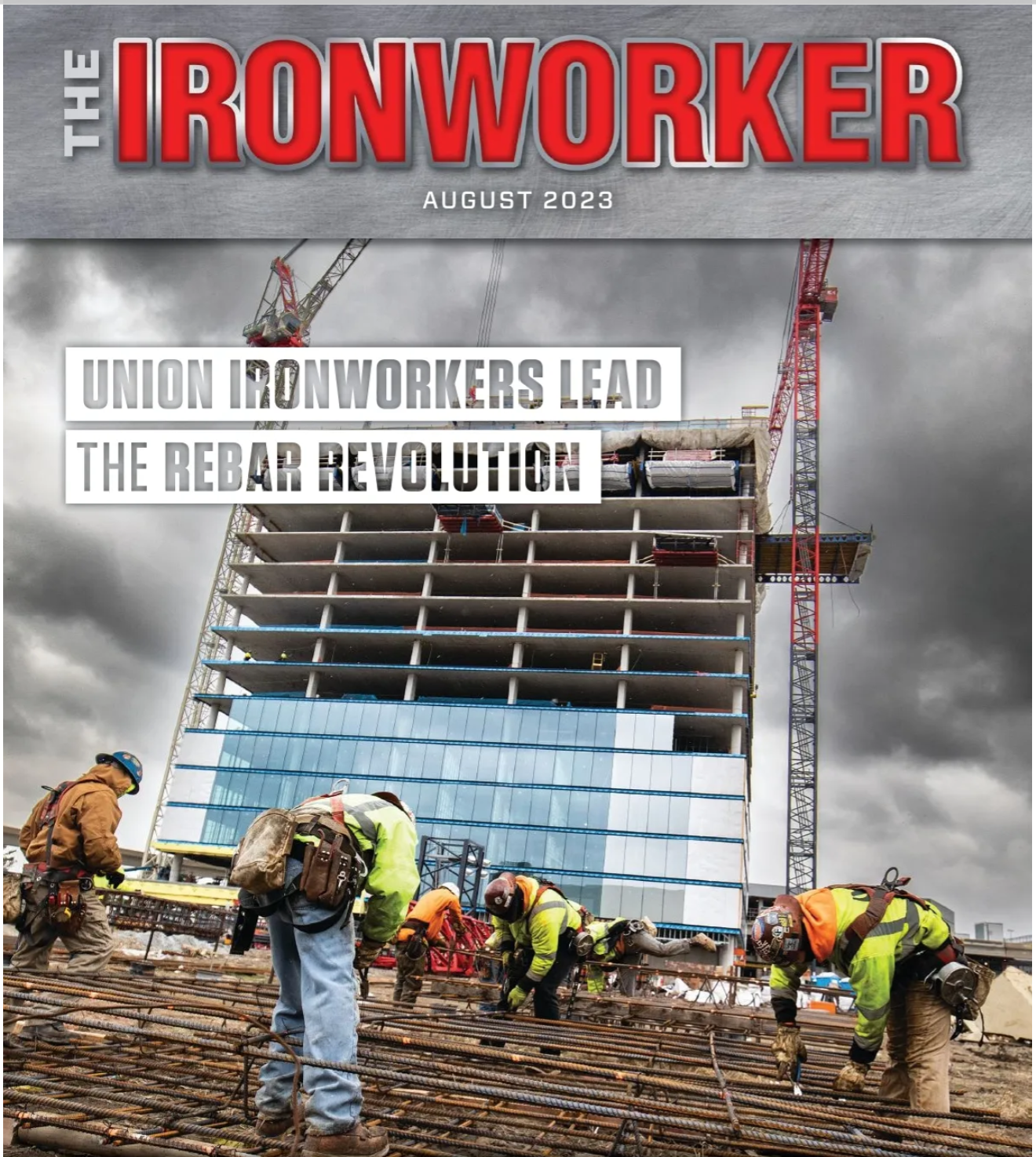 Ironworker Local 25 rockin it out in Detroit, MI.